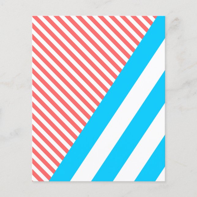 Prospectus 11,4 Cm X 14,2 Cm géométrique (Devant)