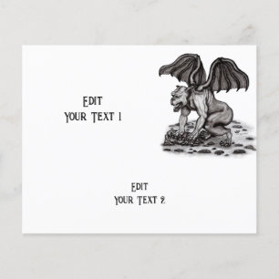 Prospectus 11,4 Cm X 14,2 Cm Golem Gargoyle