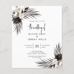 Prospectus 11,4 Cm X 14,2 Cm Gothique Boho Faire-part de mariage