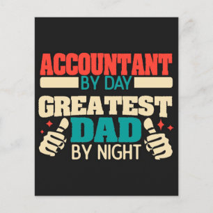 Prospectus 11,4 Cm X 14,2 Cm Greatest papa drôle quote  flyer cadeau de père