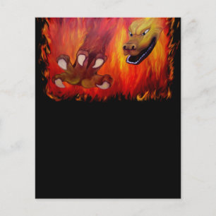 Prospectus 11,4 Cm X 14,2 Cm Griffe du dragon rouge