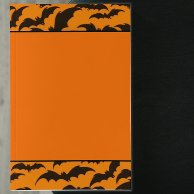Prospectus 11,4 Cm X 14,2 Cm Halloween noir chauve (Créateur téléchargé)