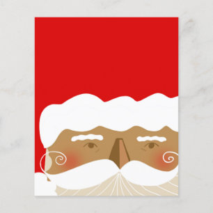 Prospectus 11,4 Cm X 14,2 Cm Illustration du Père Noël