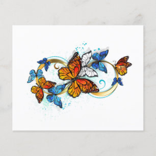Prospectus 11,4 Cm X 14,2 Cm Infinité de papillons monarques