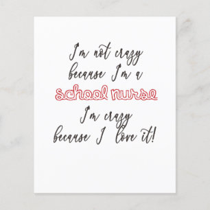 Prospectus 11,4 Cm X 14,2 Cm Infirmière - circulaire, papier, bloc-notes, formu