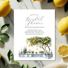 Prospectus 11,4 Cm X 14,2 Cm Invitations de douche nuptiale budget Aquarelle Ci