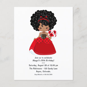 Prospectus 11,4 Cm X 14,2 Cm Ladybug Black Princess Fairy Tale Anniversaire