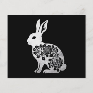 Prospectus 11,4 Cm X 14,2 Cm Lapin de Pâques