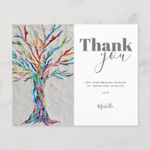 Prospectus 11,4 Cm X 14,2 Cm L'arbre de vie personnalisé Merci