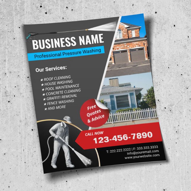 Prospectus 11,4 Cm X 14,2 Cm Lave-linge de maison à pression (Créateur téléchargé)