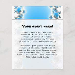 Prospectus 11,4 Cm X 14,2 Cm Leenece - Fractal bleu