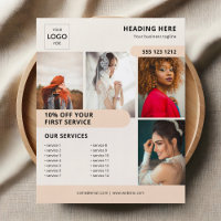 Logo Photo Entreprise Marketing Flyer