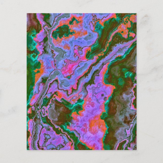 Prospectus 11,4 Cm X 14,2 Cm Marbre aigre (Devant)