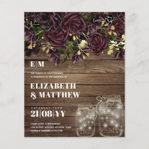Prospectus 11,4 Cm X 14,2 Cm Mariage à budget le plus bas VOLS Dark Plum Marsal