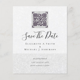 Prospectus 11,4 Cm X 14,2 Cm Mariage de la date de sauvegarde du code de numéri
