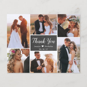 Prospectus 11,4 Cm X 14,2 Cm Mariage de la typographie de collage budgétaire Me
