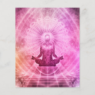 Prospectus 11,4 Cm X 14,2 Cm Méditation Yoga Faith