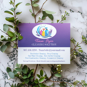 Prospectus 11,4 Cm X 14,2 Cm Modèle de dépliant pour services de nettoyage prof