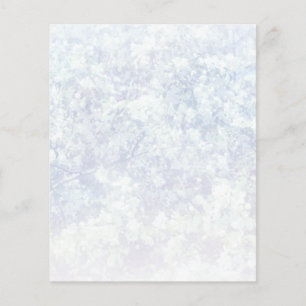 Prospectus 11,4 Cm X 14,2 Cm Modèle de fond texturé floral clair