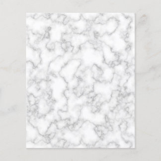 Prospectus 11,4 Cm X 14,2 Cm Motif de marbre gris blanc marbré Arrière - plan d