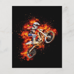 Prospectus 11,4 Cm X 14,2 Cm Motocross Wall Art