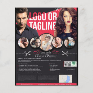 Prospectus 11,4 Cm X 14,2 Cm Nouvelle conception d'insecte de salon de coiffure