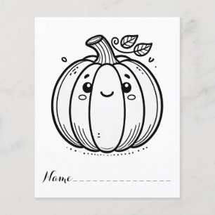 Prospectus 11,4 Cm X 14,2 Cm Pages de coloriage Thanksgiving mignonnes