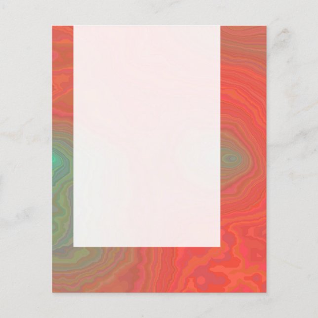 Prospectus 11,4 Cm X 14,2 Cm Panneau 031 - Minéraux rouge et vert (Devant)