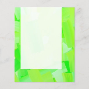 Prospectus 11,4 Cm X 14,2 Cm Panneau 041 - Vert peint