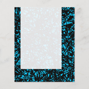 Prospectus 11,4 Cm X 14,2 Cm Panneau 074 - Lignes Abstraites - Ciel bleu