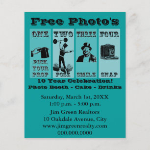 Prospectus 11,4 Cm X 14,2 Cm Panneau de Prop pour Photo Flyer