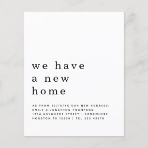 Prospectus 11,4 Cm X 14,2 Cm PAPER  Simple Moving New Home Détails