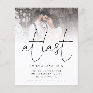 Prospectus 11,4 Cm X 14,2 Cm PAPIER À Dernier Script Photo QR Code Enregistrer 