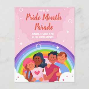 Prospectus 11,4 Cm X 14,2 Cm Parade du Mois de la Fierté LGBTQIA