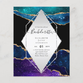 PROSPECTUS 11,4 CM X 14,2 CM PARTIES SCINTILLANT BUDGÉTAIRE AGATE BACHELORETTE 