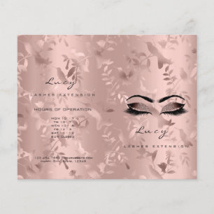 Prospectus 11,4 Cm X 14,2 Cm Parties scintillant Drives Beauté Prix Leaflet Ros