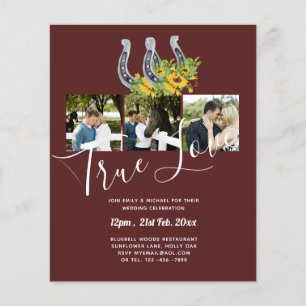 Prospectus 11,4 Cm X 14,2 Cm Pays Sud Russe Photo Mariage BUDGET