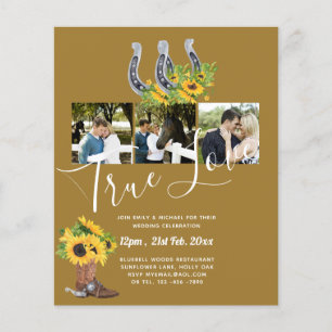 Prospectus 11,4 Cm X 14,2 Cm Pays Sud Russe Photo Mariage BUDGET