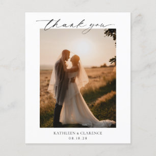 Prospectus 11,4 Cm X 14,2 Cm Photo officielle classique Mariage budgétaire Merc