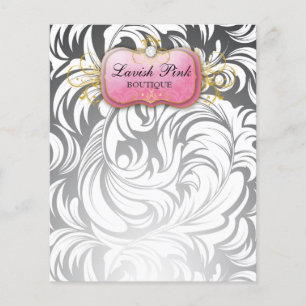 Prospectus 11,4 Cm X 14,2 Cm Plaque rose 311-Lavish   Flyer diamant