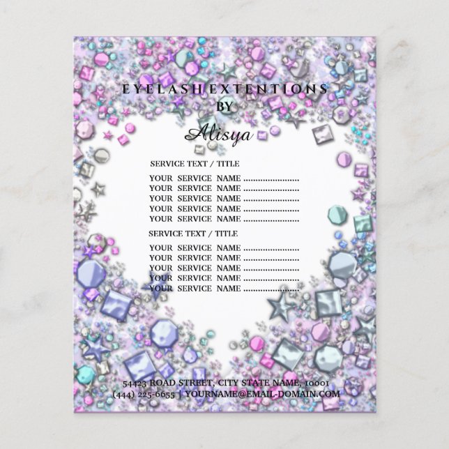 Prospectus 11,4 Cm X 14,2 Cm Prix GlitzerFl Flyer (Devant)