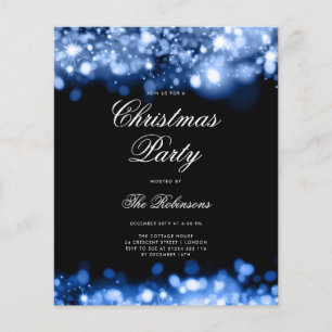 Prospectus 11,4 Cm X 14,2 Cm Programme et menu des Invitations de Noël de la Ma
