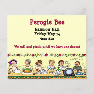 Prospectus 11,4 Cm X 14,2 Cm Pyrohy Perogie Varenyky Pierogie