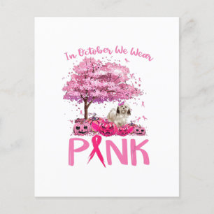 Prospectus 11,4 Cm X 14,2 Cm Sensibilisation au cancer du sein Octobre Nous Por