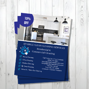 Prospectus 11,4 Cm X 14,2 Cm Service de nettoyage professionnel   Entreprise pe