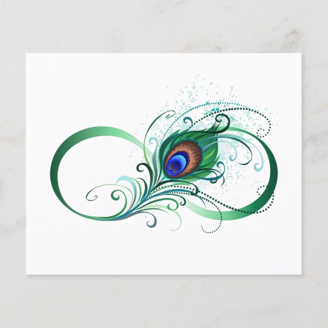 Prospectus 11,4 Cm X 14,2 Cm Symbole de l'Infinity (Devant)