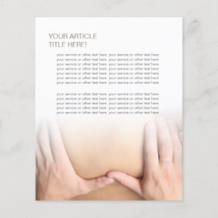 Prospectus 11,4 Cm X 14,2 Cm Thérapie de massage SPA
