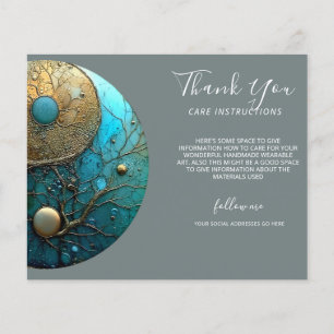 Prospectus 11,4 Cm X 14,2 Cm Tides of Balance Yin Yang Design