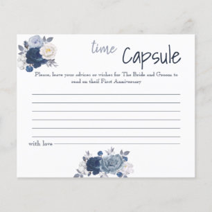 Prospectus 11,4 Cm X 14,2 Cm Time Capsule Conseil Couple Fête des mariées Carte