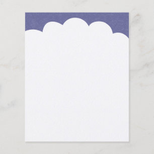 Prospectus 11,4 Cm X 14,2 Cm Trop nuageux - gris pourpre